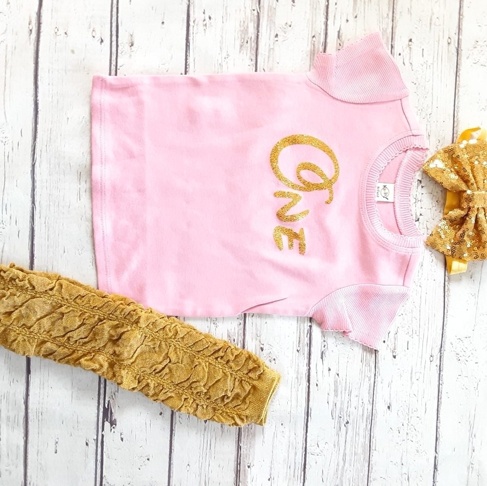 First Birthday Outfit Baby Girl 18M New